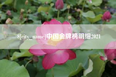 石家庄中国金牌榜明细2021