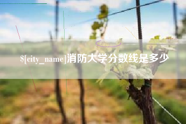 石家庄消防大学分数线是多少
