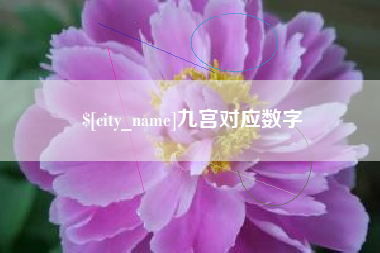 石家庄九宫对应数字