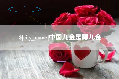 石家庄中国九金是哪九金
