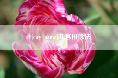 石家庄九宫排除法