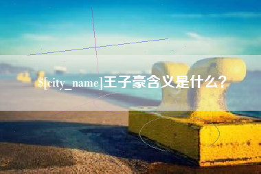 石家庄王子豪含义是什么？