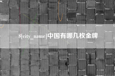 石家庄中国有哪几枚金牌