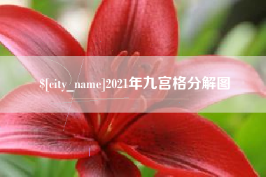 石家庄2021年九宫格分解图