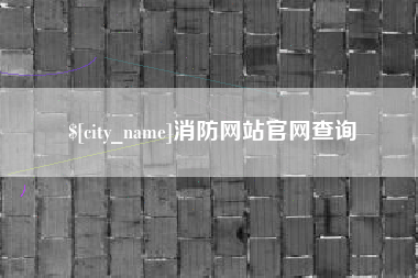 石家庄消防网站官网查询