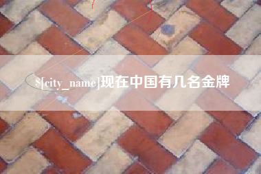 石家庄现在中国有几名金牌