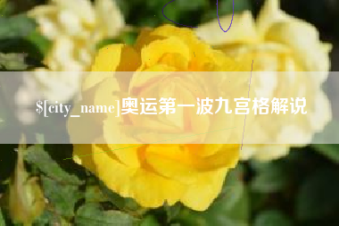 石家庄奥运第一波九宫格解说