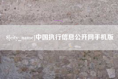 石家庄中国执行信息公开网手机版