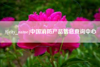 石家庄中国消防产品信息查询中心