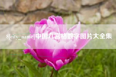 石家庄中国九宫格数字图片大全集