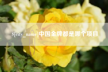 石家庄中国金牌都是哪个项目