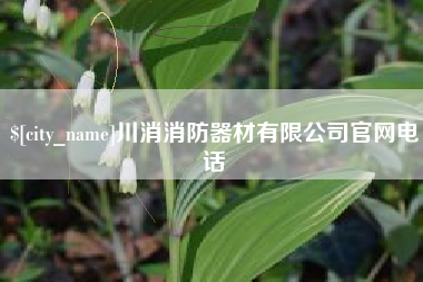 石家庄川消消防器材有限公司官网电话