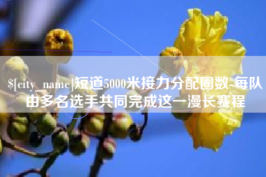 石家庄短道5000米接力分配圈数-每队由多名选手共同完成这一漫长赛程