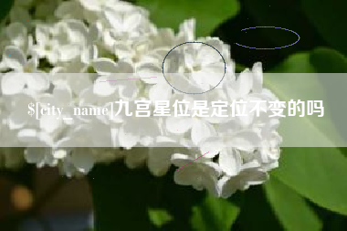 石家庄九宫星位是定位不变的吗