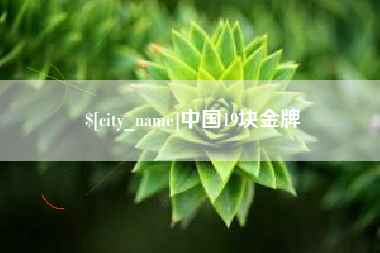 石家庄中国19块金牌