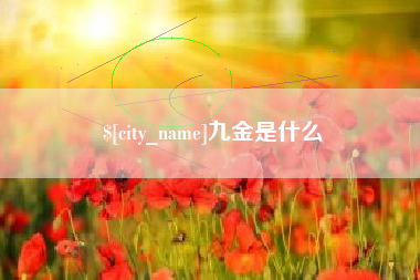 石家庄九金是什么