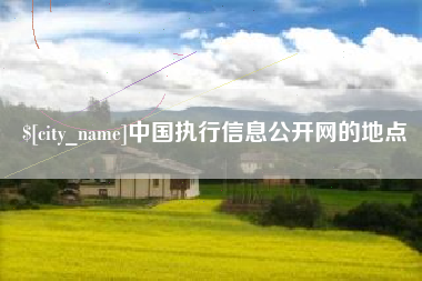 石家庄中国执行信息公开网的地点