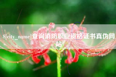 石家庄查询消防职业资格证书真伪网站