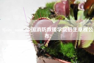 石家庄中国消防救援学院招生章程公布!