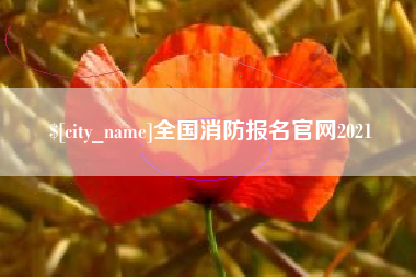 石家庄全国消防报名官网2021